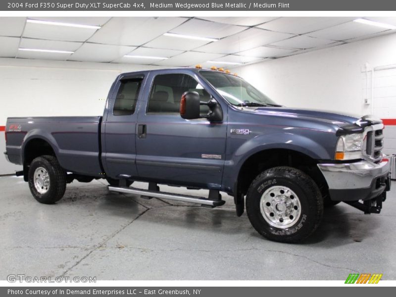  2004 F350 Super Duty XLT SuperCab 4x4 Medium Wedgewood Blue Metallic