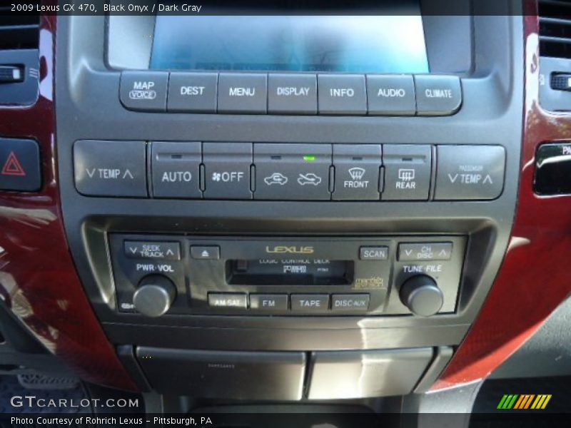 Black Onyx / Dark Gray 2009 Lexus GX 470
