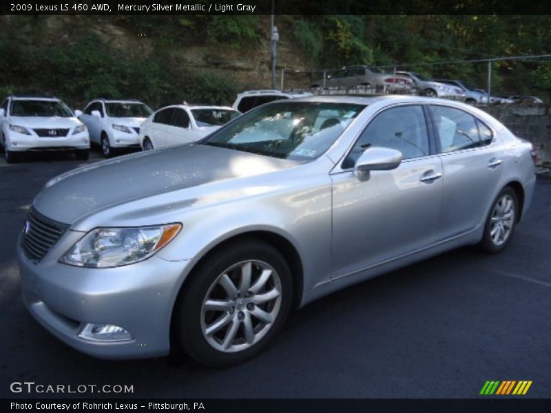 Mercury Silver Metallic / Light Gray 2009 Lexus LS 460 AWD
