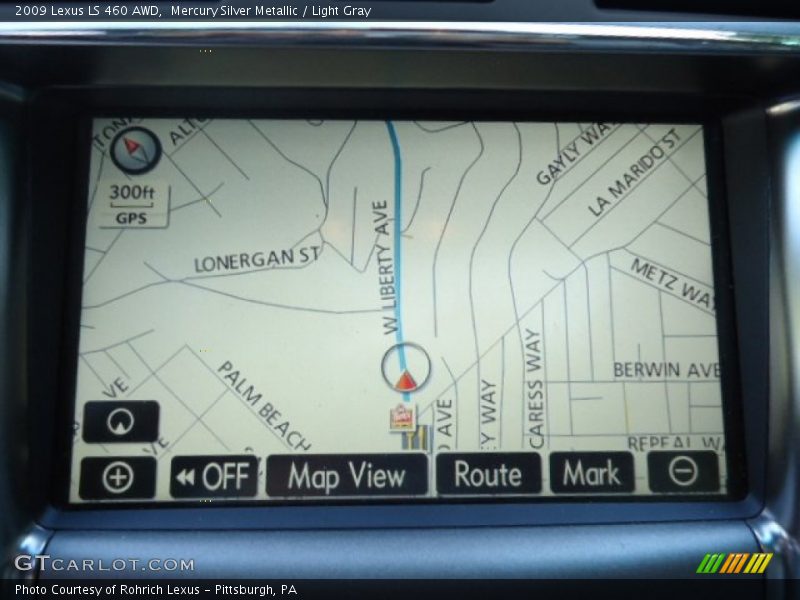 Mercury Silver Metallic / Light Gray 2009 Lexus LS 460 AWD