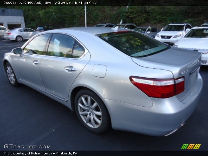 Mercury Silver Metallic / Light Gray 2009 Lexus LS 460 AWD