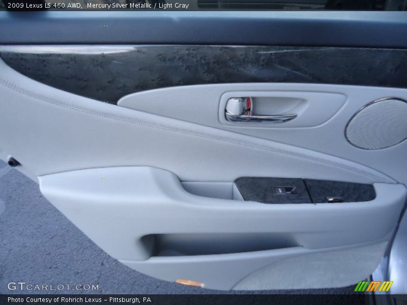 Mercury Silver Metallic / Light Gray 2009 Lexus LS 460 AWD
