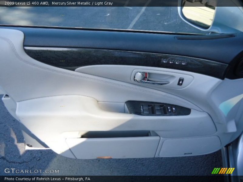 Mercury Silver Metallic / Light Gray 2009 Lexus LS 460 AWD