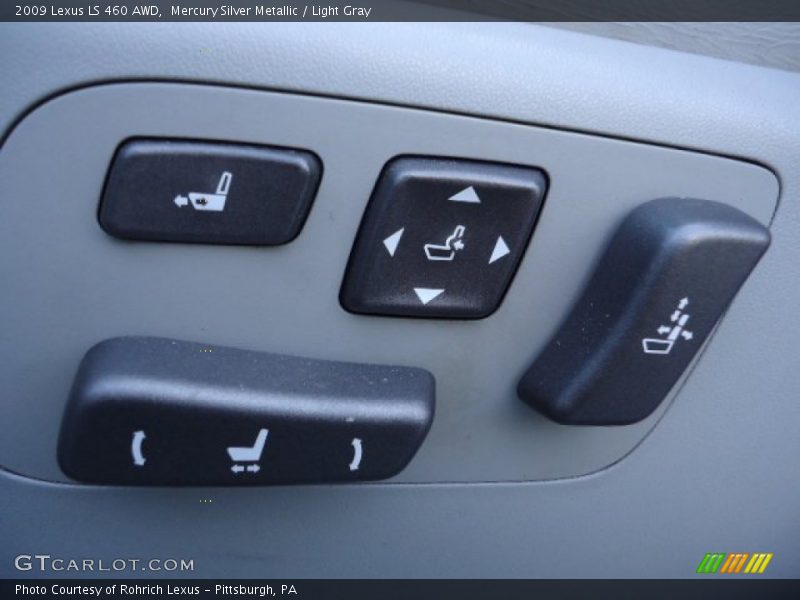 Mercury Silver Metallic / Light Gray 2009 Lexus LS 460 AWD