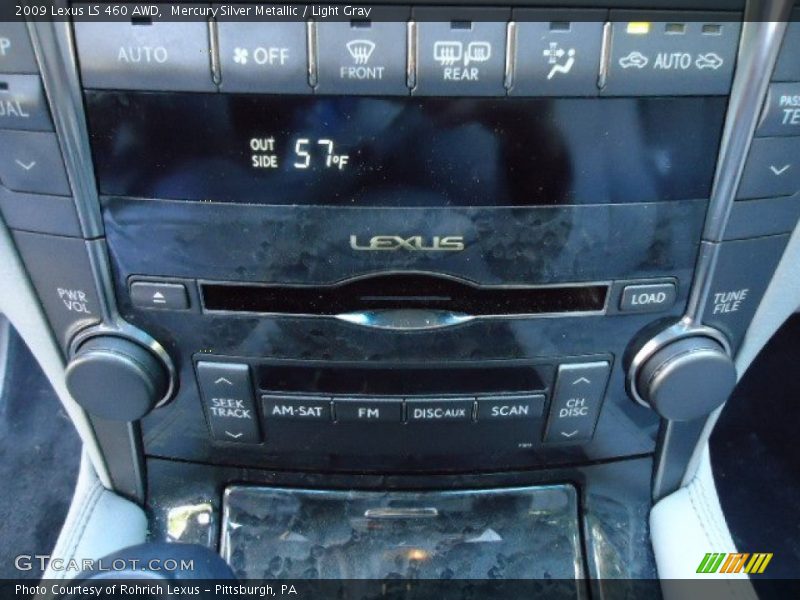 Mercury Silver Metallic / Light Gray 2009 Lexus LS 460 AWD