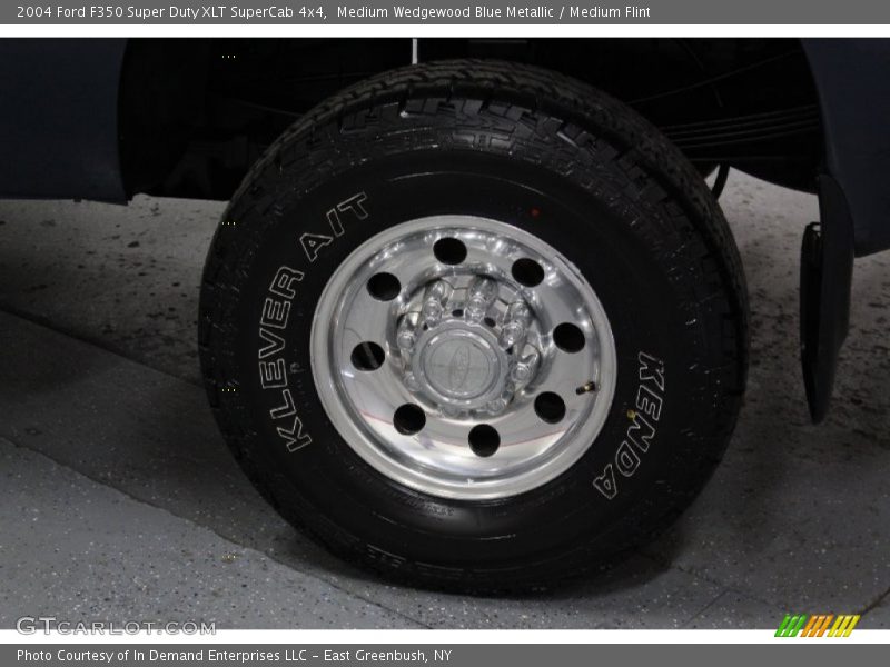 Medium Wedgewood Blue Metallic / Medium Flint 2004 Ford F350 Super Duty XLT SuperCab 4x4
