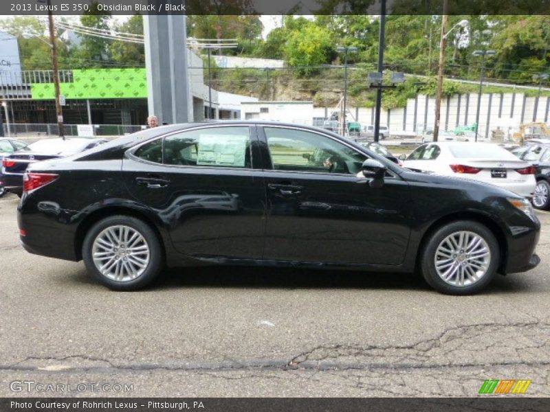 Obsidian Black / Black 2013 Lexus ES 350