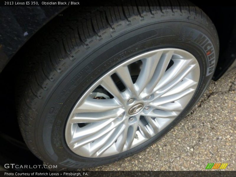 Obsidian Black / Black 2013 Lexus ES 350