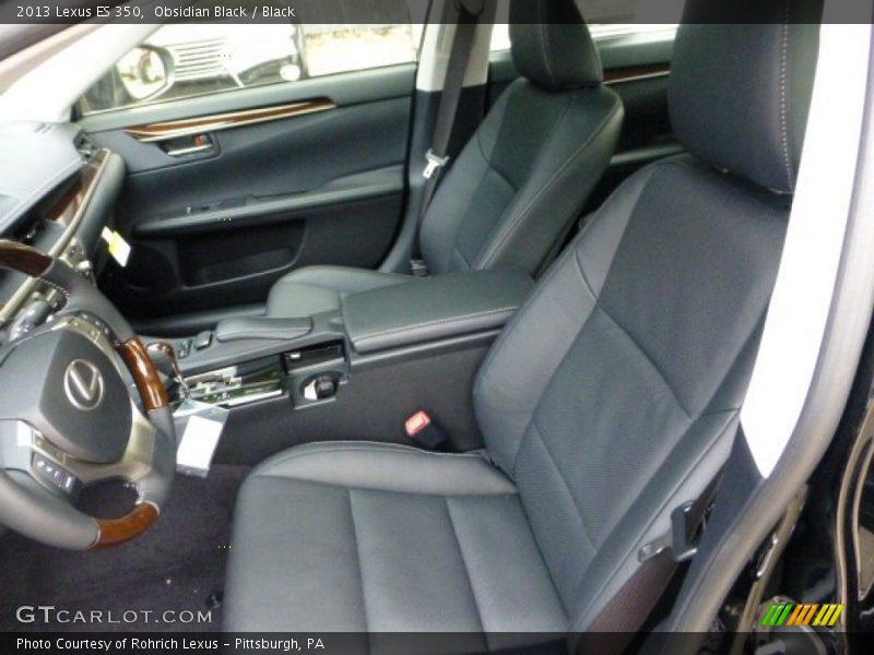 Obsidian Black / Black 2013 Lexus ES 350
