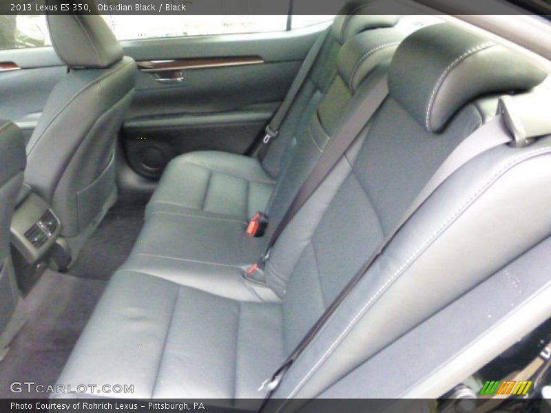 Obsidian Black / Black 2013 Lexus ES 350