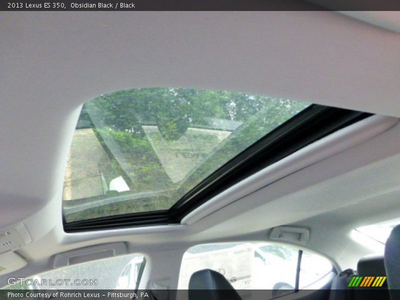 Obsidian Black / Black 2013 Lexus ES 350