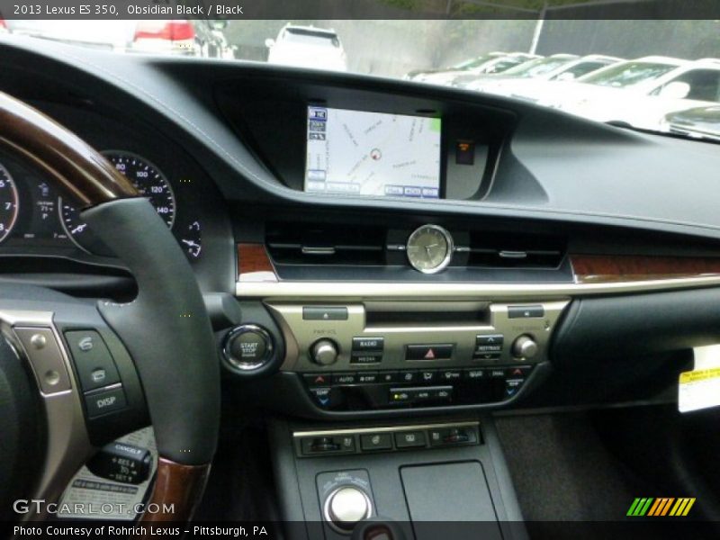 Obsidian Black / Black 2013 Lexus ES 350
