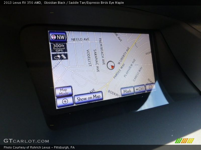 Obsidian Black / Saddle Tan/Espresso Birds Eye Maple 2013 Lexus RX 350 AWD