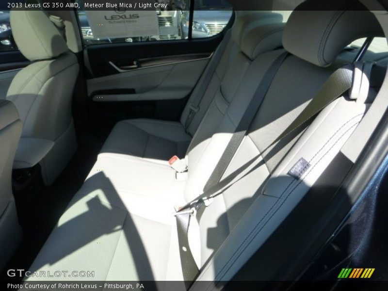 Meteor Blue Mica / Light Gray 2013 Lexus GS 350 AWD