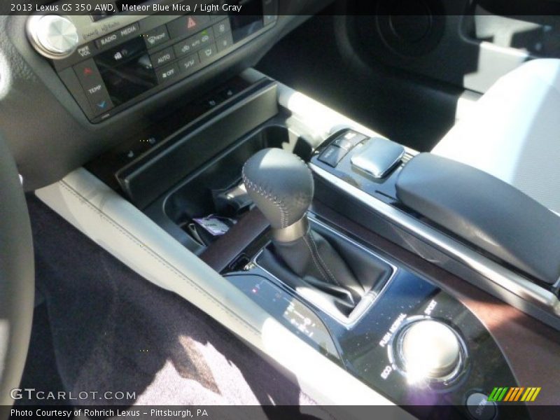 Meteor Blue Mica / Light Gray 2013 Lexus GS 350 AWD