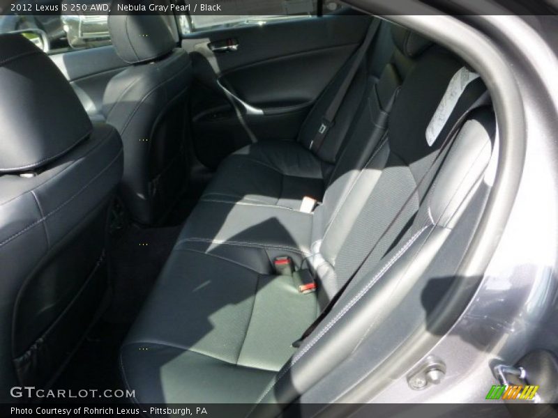 Nebula Gray Pearl / Black 2012 Lexus IS 250 AWD