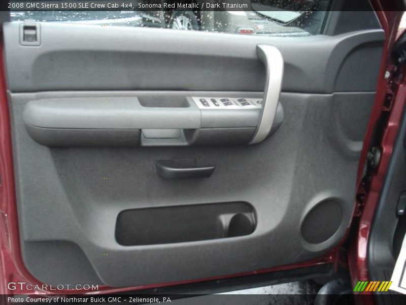 Sonoma Red Metallic / Dark Titanium 2008 GMC Sierra 1500 SLE Crew Cab 4x4