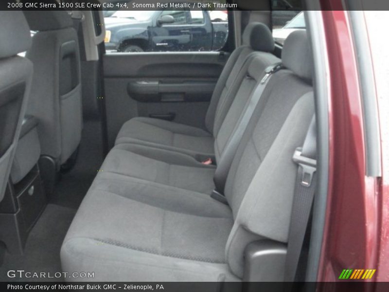 Sonoma Red Metallic / Dark Titanium 2008 GMC Sierra 1500 SLE Crew Cab 4x4