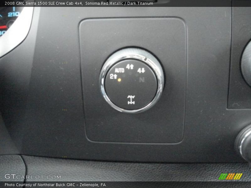 Sonoma Red Metallic / Dark Titanium 2008 GMC Sierra 1500 SLE Crew Cab 4x4