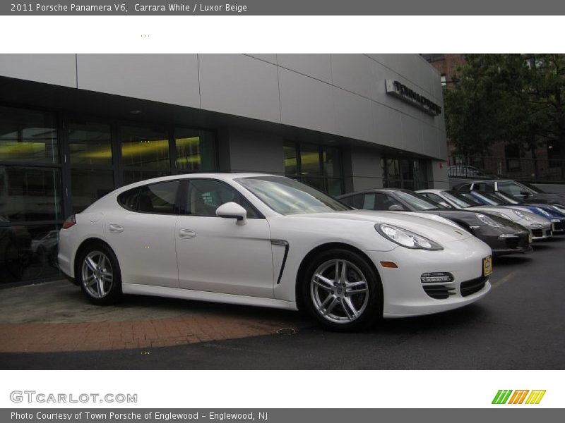 Carrara White / Luxor Beige 2011 Porsche Panamera V6