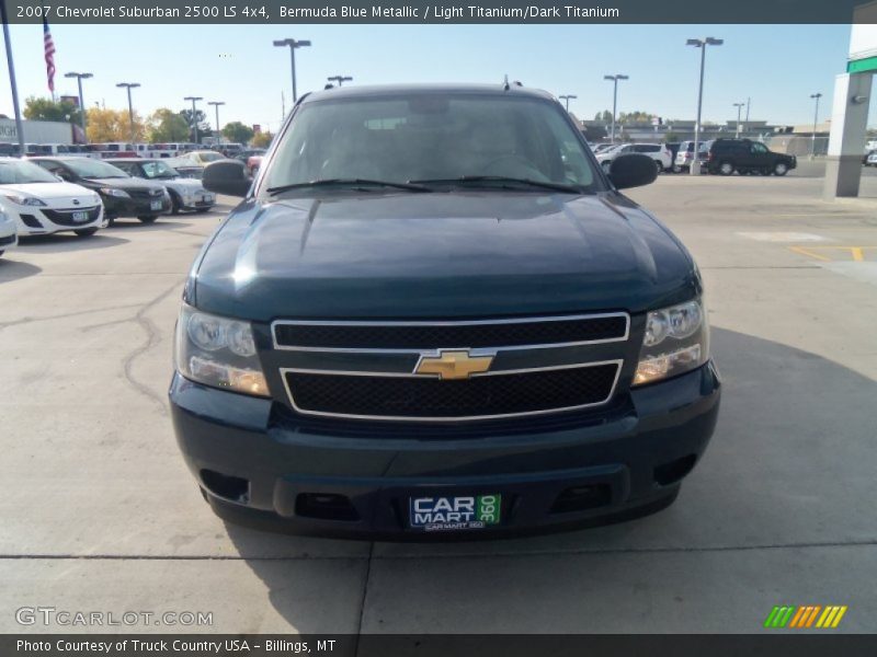 Bermuda Blue Metallic / Light Titanium/Dark Titanium 2007 Chevrolet Suburban 2500 LS 4x4