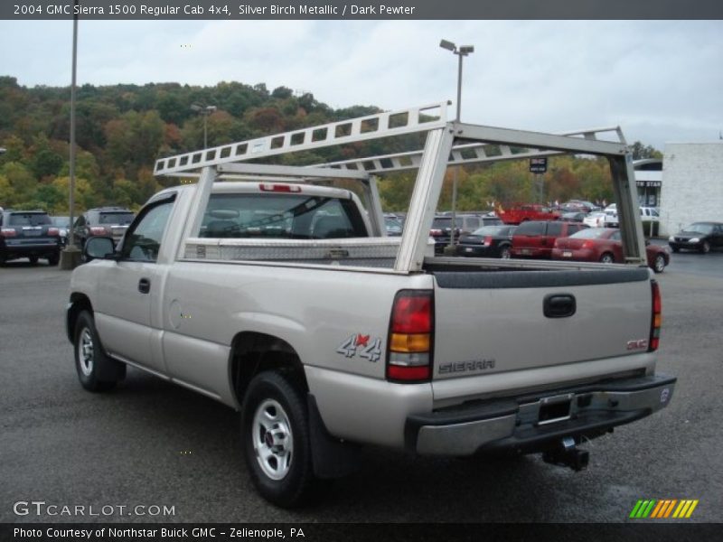 Silver Birch Metallic / Dark Pewter 2004 GMC Sierra 1500 Regular Cab 4x4