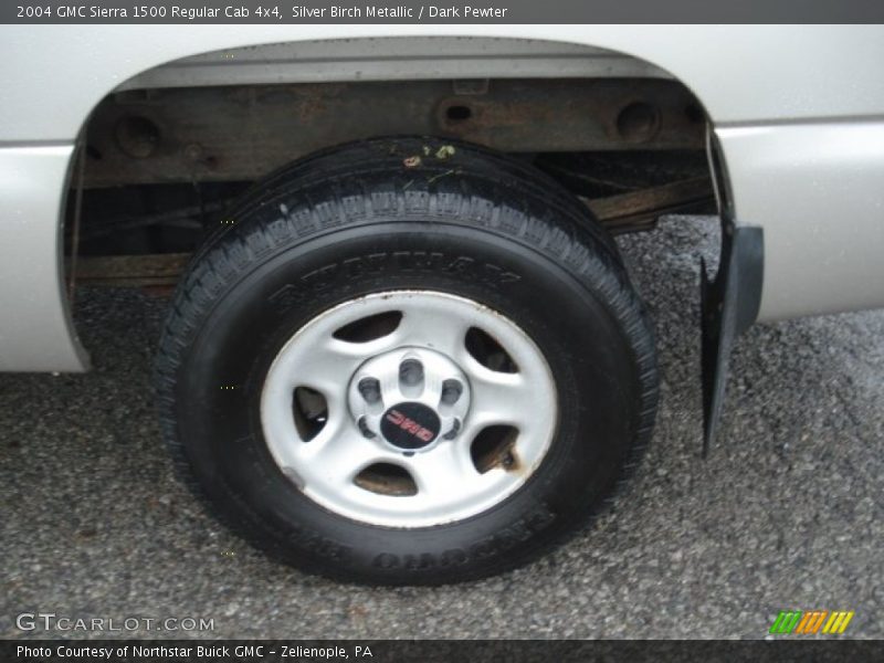 Silver Birch Metallic / Dark Pewter 2004 GMC Sierra 1500 Regular Cab 4x4