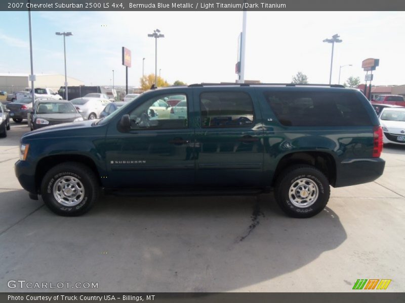 Bermuda Blue Metallic / Light Titanium/Dark Titanium 2007 Chevrolet Suburban 2500 LS 4x4