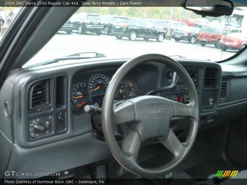 Silver Birch Metallic / Dark Pewter 2004 GMC Sierra 1500 Regular Cab 4x4