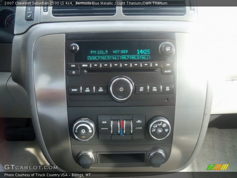 Bermuda Blue Metallic / Light Titanium/Dark Titanium 2007 Chevrolet Suburban 2500 LS 4x4