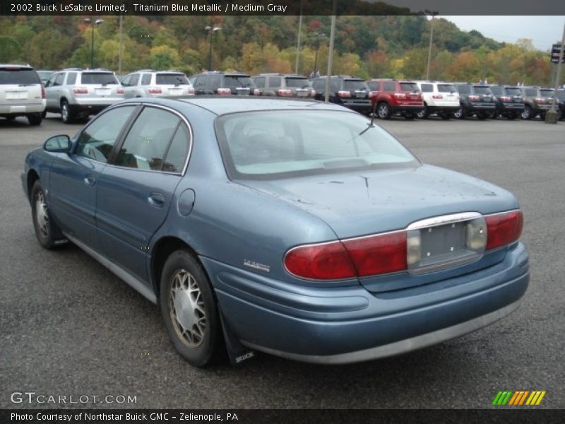 Titanium Blue Metallic / Medium Gray 2002 Buick LeSabre Limited