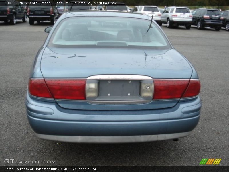 Titanium Blue Metallic / Medium Gray 2002 Buick LeSabre Limited