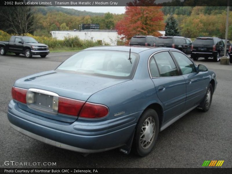 Titanium Blue Metallic / Medium Gray 2002 Buick LeSabre Limited