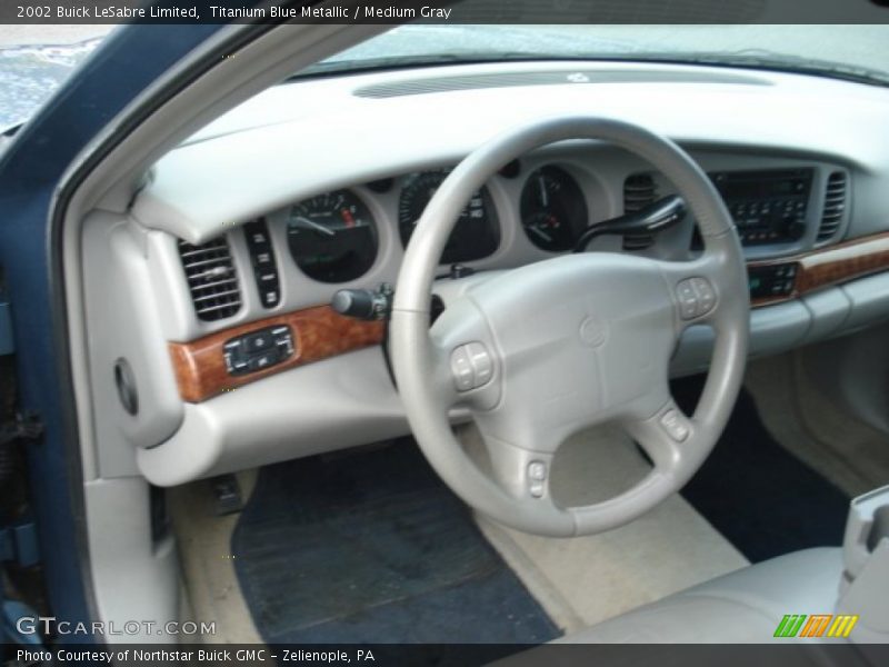 Titanium Blue Metallic / Medium Gray 2002 Buick LeSabre Limited