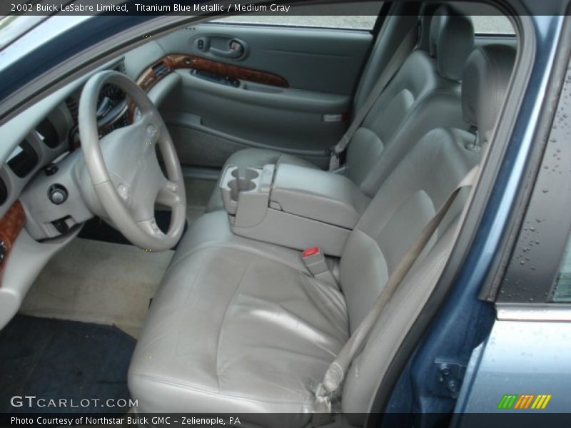 Titanium Blue Metallic / Medium Gray 2002 Buick LeSabre Limited