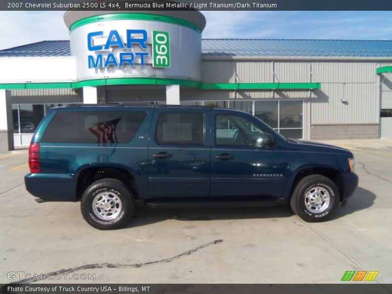 Bermuda Blue Metallic / Light Titanium/Dark Titanium 2007 Chevrolet Suburban 2500 LS 4x4