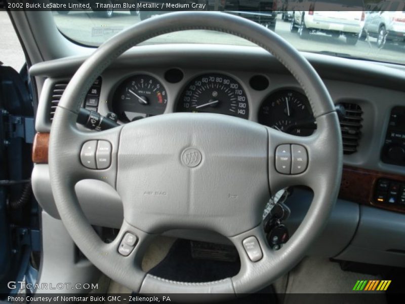 Titanium Blue Metallic / Medium Gray 2002 Buick LeSabre Limited
