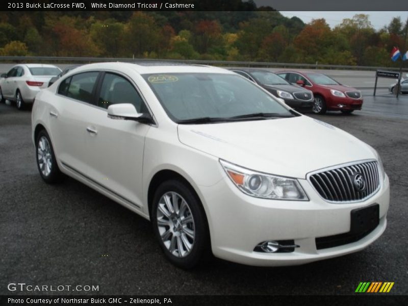 White Diamond Tricoat / Cashmere 2013 Buick LaCrosse FWD