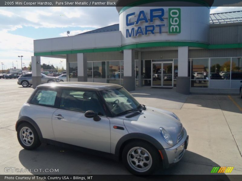 Pure Silver Metallic / Panther Black 2005 Mini Cooper Hardtop