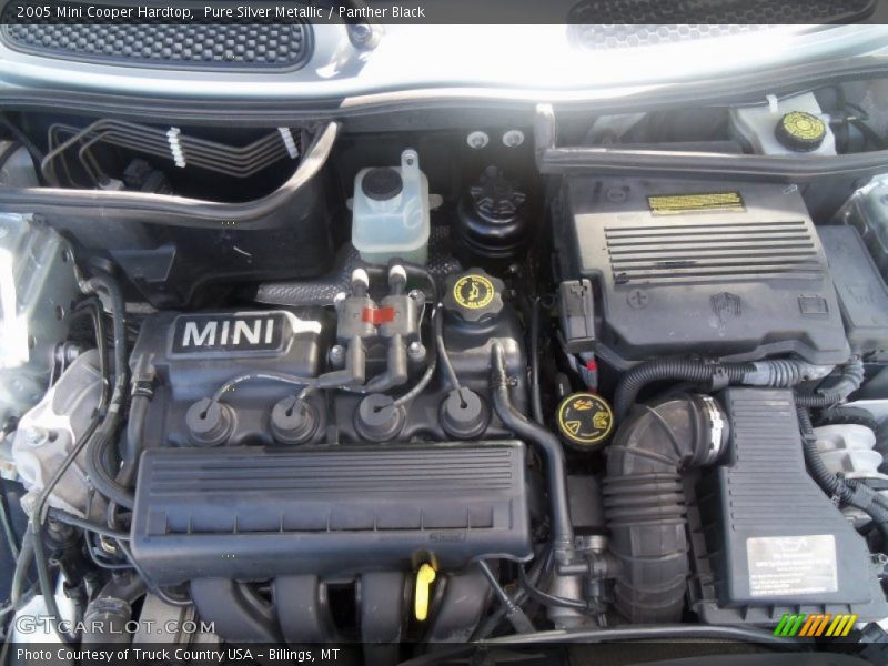 Pure Silver Metallic / Panther Black 2005 Mini Cooper Hardtop