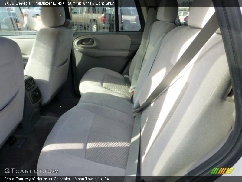 Summit White / Light Gray 2008 Chevrolet TrailBlazer LS 4x4
