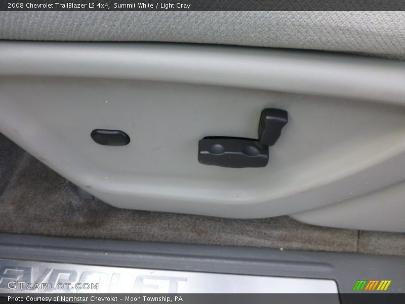 Summit White / Light Gray 2008 Chevrolet TrailBlazer LS 4x4