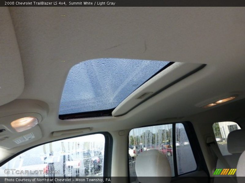 Summit White / Light Gray 2008 Chevrolet TrailBlazer LS 4x4