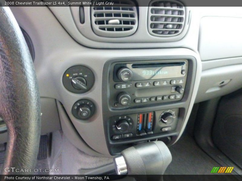 Summit White / Light Gray 2008 Chevrolet TrailBlazer LS 4x4
