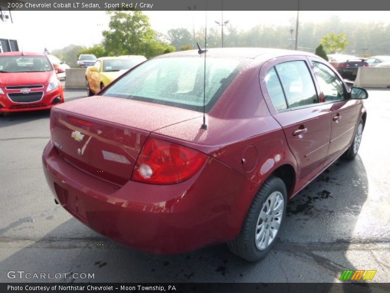 Sport Red / Gray 2009 Chevrolet Cobalt LT Sedan