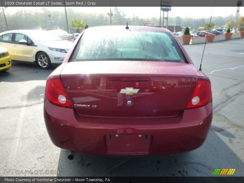 Sport Red / Gray 2009 Chevrolet Cobalt LT Sedan