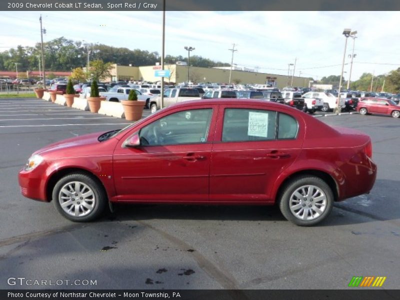 Sport Red / Gray 2009 Chevrolet Cobalt LT Sedan