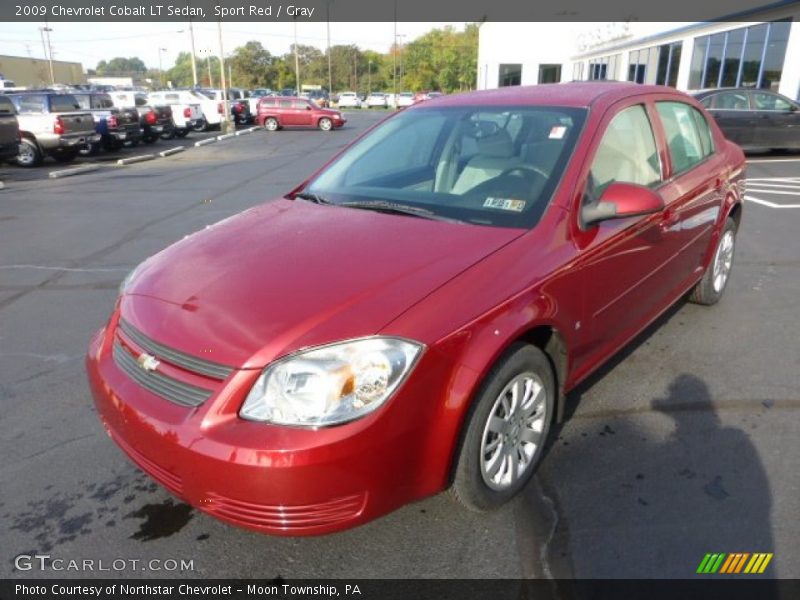 Sport Red / Gray 2009 Chevrolet Cobalt LT Sedan