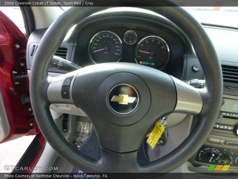 Sport Red / Gray 2009 Chevrolet Cobalt LT Sedan