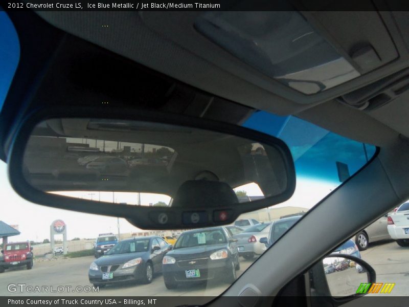 Ice Blue Metallic / Jet Black/Medium Titanium 2012 Chevrolet Cruze LS